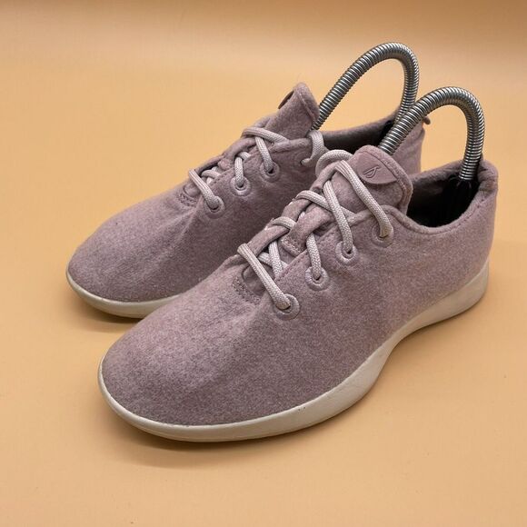 Allbirds Wool Runners Casual Sneakers Womens‎ Size 7 Purple | Pink Shoes - Picture 1 of 6